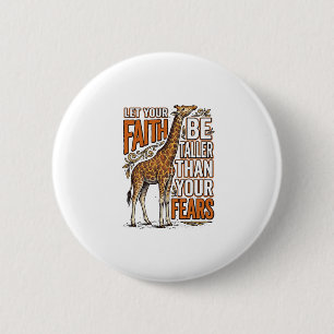 Badge Rond 5 Cm Conception de chemise inspirante vintage Faith Gir
