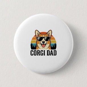 Badge Rond 5 Cm Conception de chemise pour amateur de chien avec g