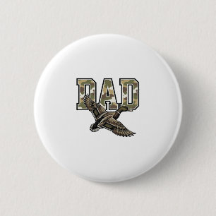 Badge Rond 5 Cm Conception de chemise vectorielle Camo Duck Dad Gr