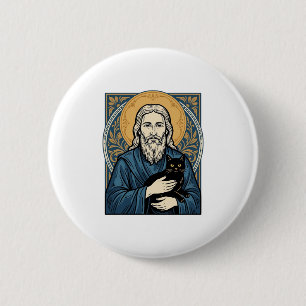Badge Rond 5 Cm Conception de chemise vectorielle de portrait de c