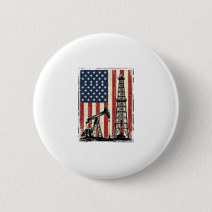 Badge Rond 5 Cm Conception de chemise vectorielle du drapeau améri