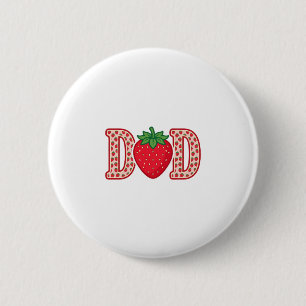 Badge Rond 5 Cm Conception de chemise vectorielle lettrage fraise
