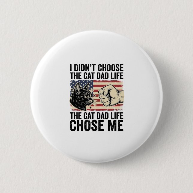 Badge Rond 5 Cm Conception de chemise vectorielle patriotique Vint (Devant)