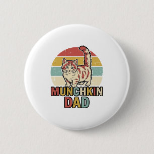 Badge Rond 5 Cm Conception de chemise vectorielle pour papa Munchk