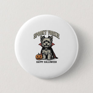 Badge Rond 5 Cm Conception de chemise vintage de chien de Yorkie e