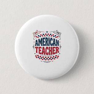 Badge Rond 5 Cm Conception de chemise vintage patriotique pour ens