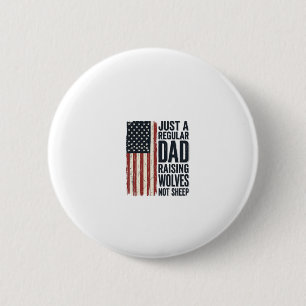 Badge Rond 5 Cm Conception de chemise vintage patriotique pour pap