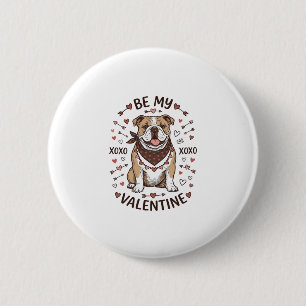 Badge Rond 5 Cm Conception de chemise vintage Saint-Valentin Bulld