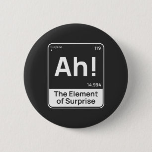 Badge Rond 5 Cm Conception de chimie drôle – Élément de surprise «