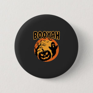 Badge Rond 5 Cm Conception de citrouille fantôme Halloween Booyah