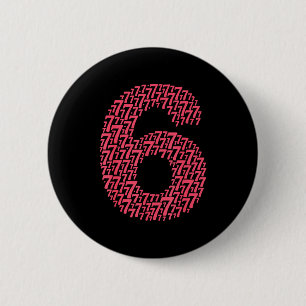 Badge Rond 5 Cm Conception de costume d'Halloween 67 Soixante-Sept