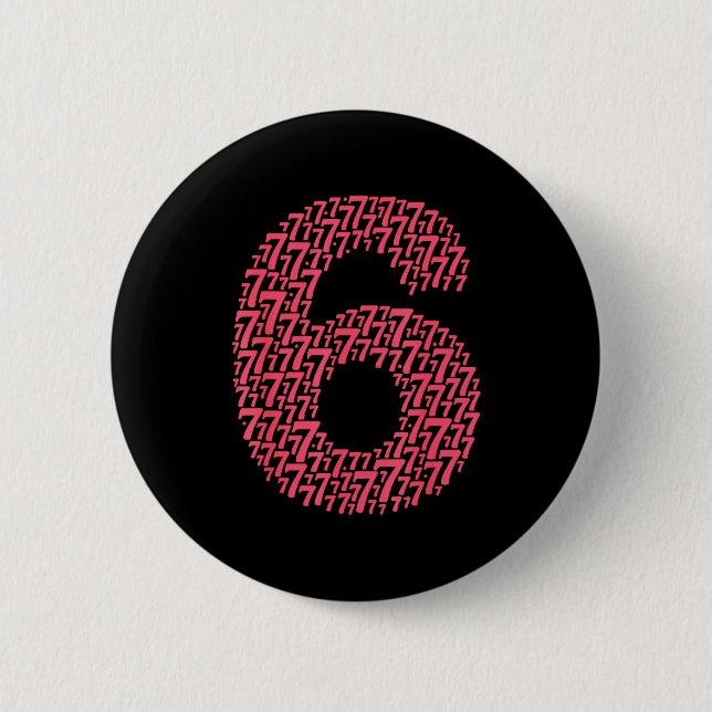 Badge Rond 5 Cm Conception de costume d'Halloween 67 Soixante-Sept (Devant)