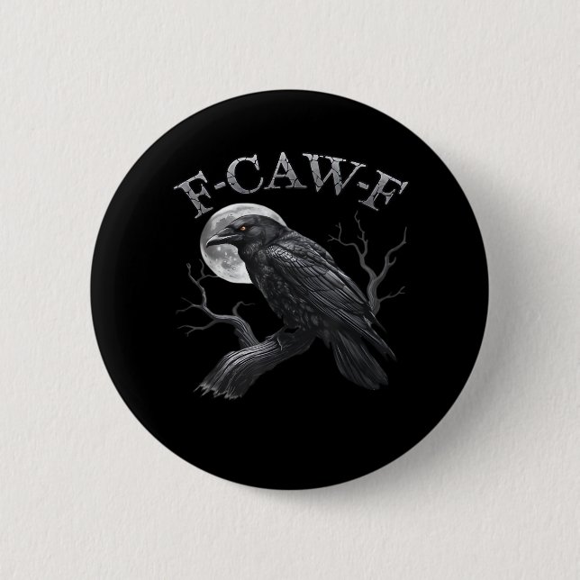 Badge Rond 5 Cm Conception de design classique gothique cool F-Caw (Devant)