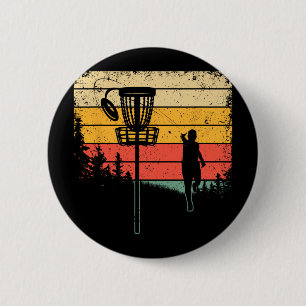 Badge Rond 5 Cm Conception de disque de golf drôle pour hommes fem