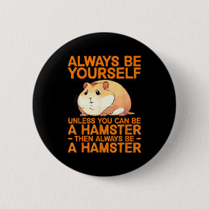 Badge Rond 5 Cm Conception de hamster mignon pour hommes femmes en