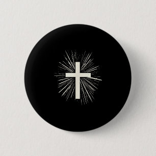 Badge Rond 5 Cm Conception de Jésus-Christ pour les hommes femmes