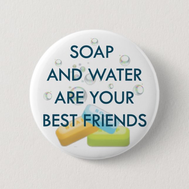 Badge Rond 5 Cm Conception de la conscience de Coronavirus (Devant)