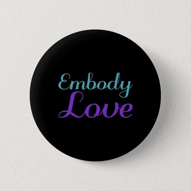 Badge Rond 5 Cm Conception de la prévention de l'amour incarné (Devant)
