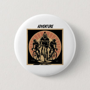 Badge Rond 5 Cm Conception de l'équipe du club cycliste pour homme