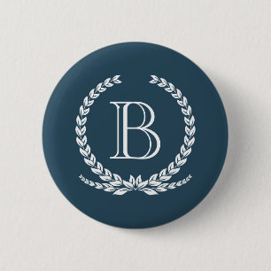 Badge Rond 5 Cm Conception de monogramme