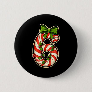 Badge Rond 5 Cm Conception de Noël drôle Six Sept 6 7 Mème pour ho