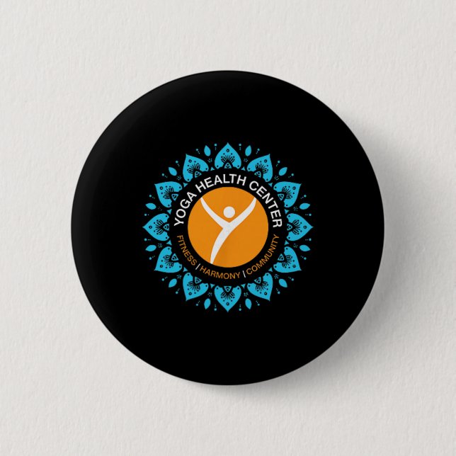 Badge Rond 5 Cm Conception de nuage de mots d'amour de centre de s (Devant)