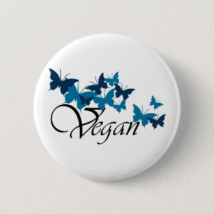 Badge Rond 5 Cm Conception de papillons Vegas