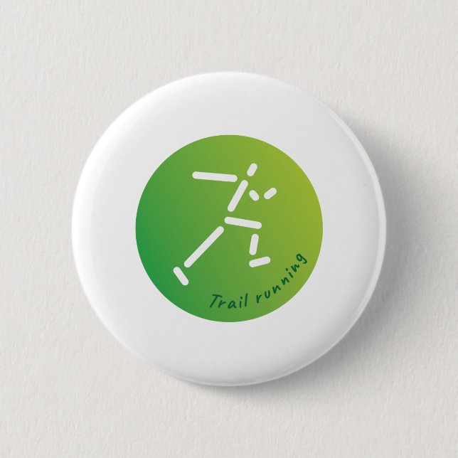 Badge Rond 5 Cm Conception de piste en cours (Devant)