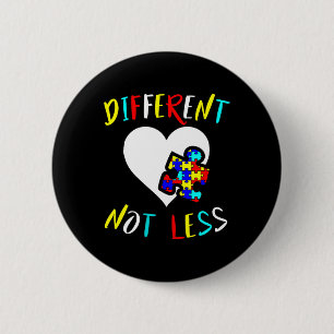 Badge Rond 5 Cm Conception de sensibilisation à l'autisme Cadeau D