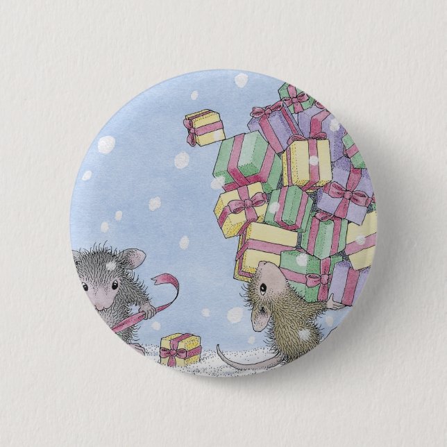 Badge Rond 5 Cm Conception de souris maison® (Devant)