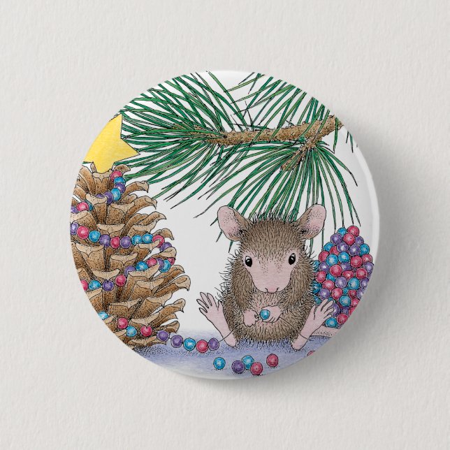 Badge Rond 5 Cm Conception de souris maison® (Devant)
