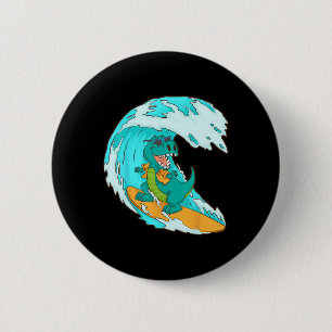 Badge Rond 5 Cm Conception de surf cool pour hommes femmes surfeur