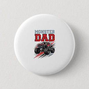 Badge Rond 5 Cm Conception de T-shirt de camion monstre vintage de