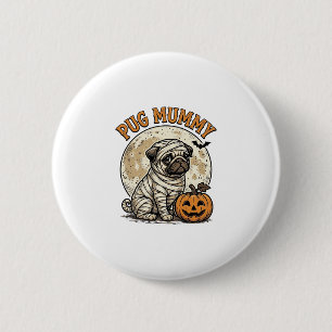 Badge Rond 5 Cm Conception de T-shirt de chien vintage Halloween M