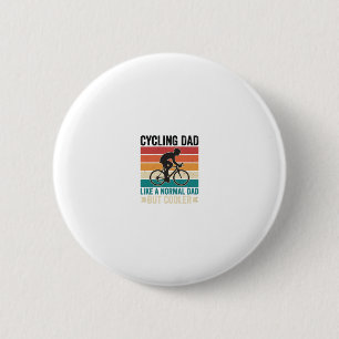 Badge Rond 5 Cm Conception de T-Shirt de Papa Cycliste Vintage pou