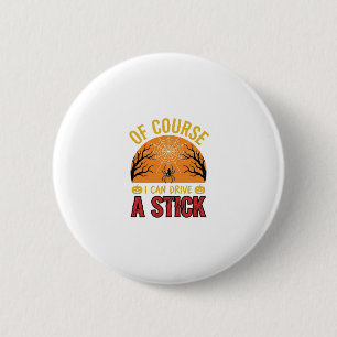 Badge Rond 5 Cm Conception de T-shirt drôle d'Halloween avec une t