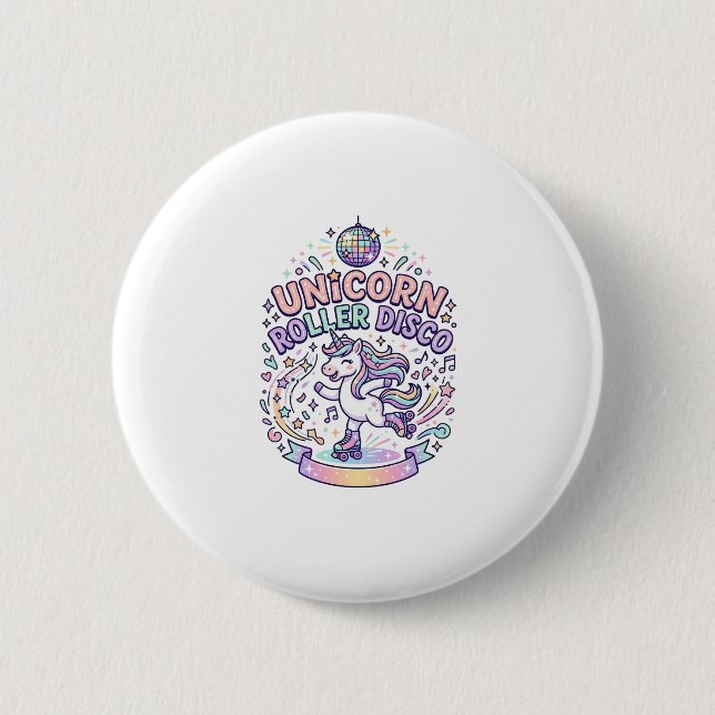Badge Rond 5 Cm Conception de T-Shirt Graphique de Roller Disco Li (Devant)