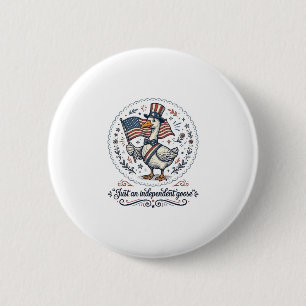 Badge Rond 5 Cm Conception de T-shirt Patriotique Vintage Independ