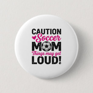Badge Rond 5 Cm Conception de t-shirt vintage bruyant Maman de foo