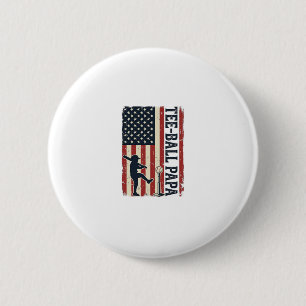 Badge Rond 5 Cm Conception de t-shirt vintage drapeau américain Te