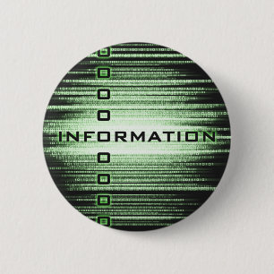 Badge Rond 5 Cm Conception de texte d'information