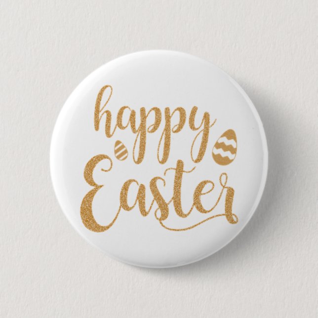Badge Rond 5 Cm Conception de thème de Pâques (Devant)