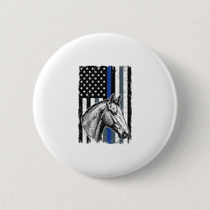 Badge Rond 5 Cm Conception de vecteur de drapeau de cheval de lign