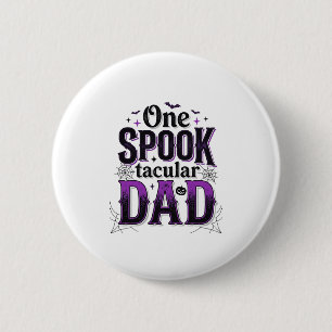 Badge Rond 5 Cm Conception de vecteur vintage Halloween de papa Sp