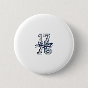 Badge Rond 5 Cm Conception de vecteur vintage patriotique floral a