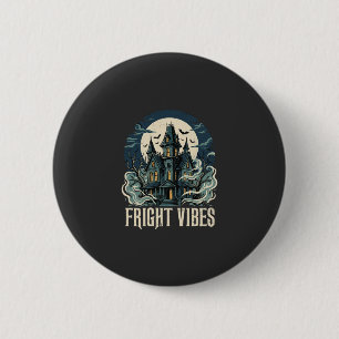 Badge Rond 5 Cm Conception de vibrations effrayantes de maison han