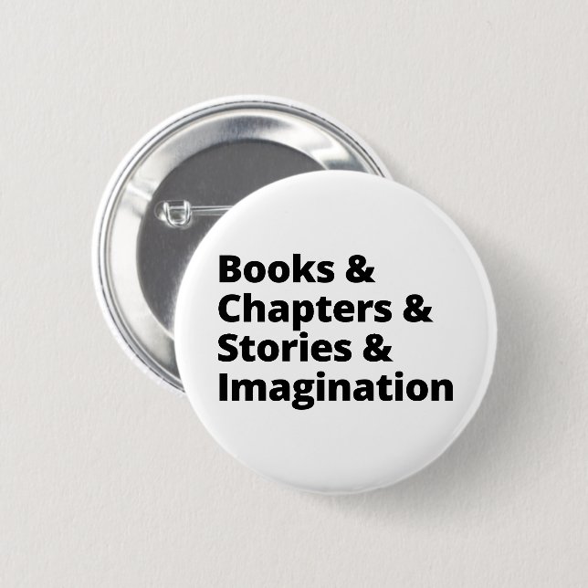 Badge Rond 5 Cm Conception du livre (Devant & derrière)
