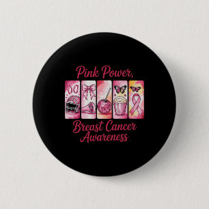 Badge Rond 5 Cm Conception du soutien de sensibilisation au cancer