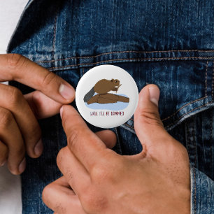 Badge Rond 5 Cm Conception Eh Bien Je Suis Barrage Punition de C