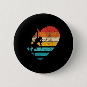 Badge Rond 5 Cm Conception féminine d'escalade mignonne Forme de c